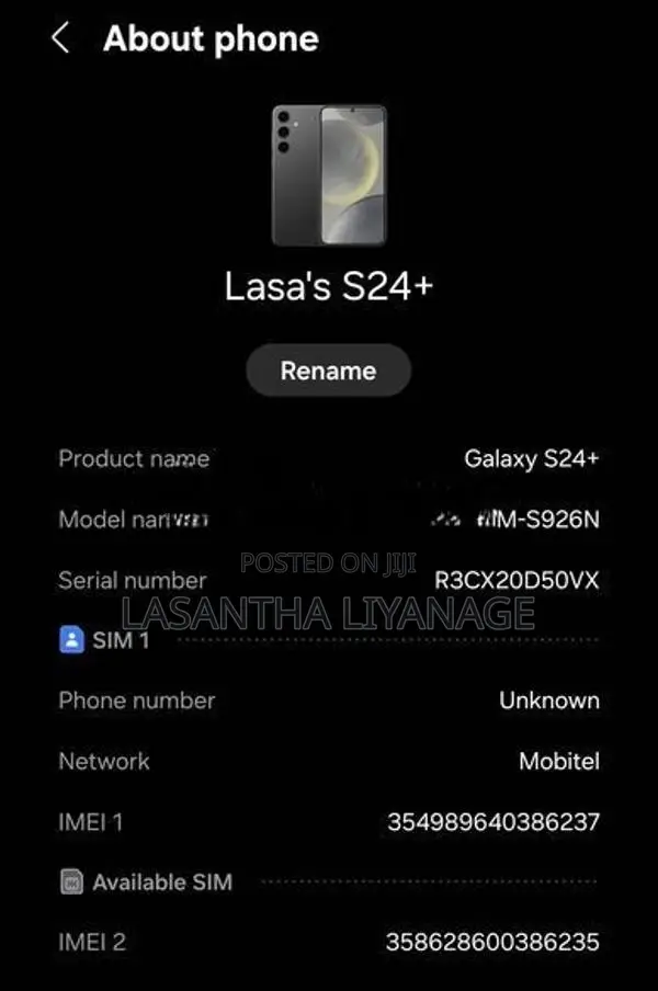 Samsung Galaxy S24 Plus (Used)