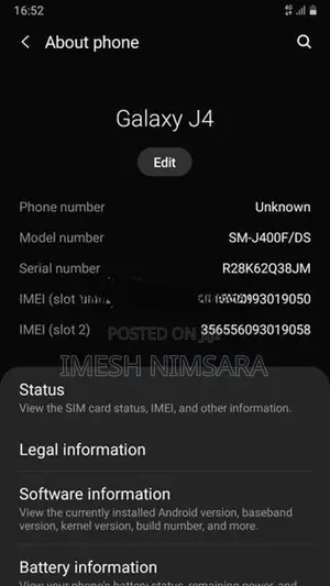 Samsung Galaxy J4 (Used)