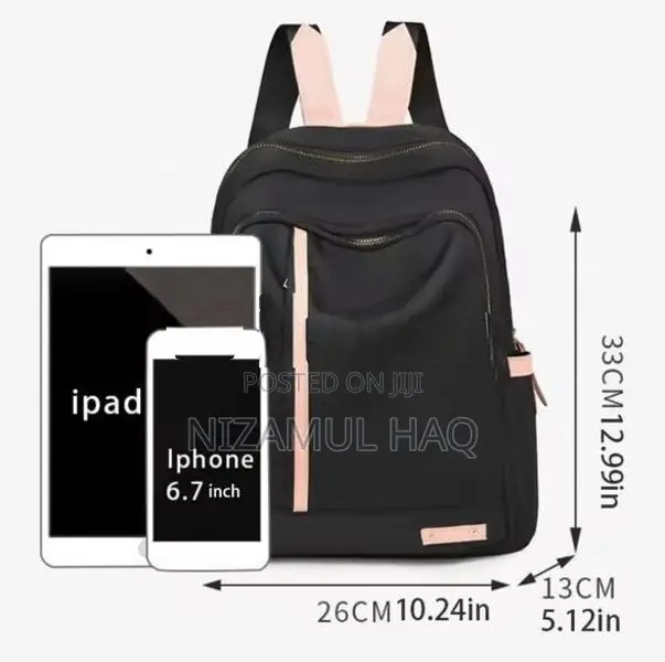Fashionable Womens Backpack Large Capacity CR Book Size