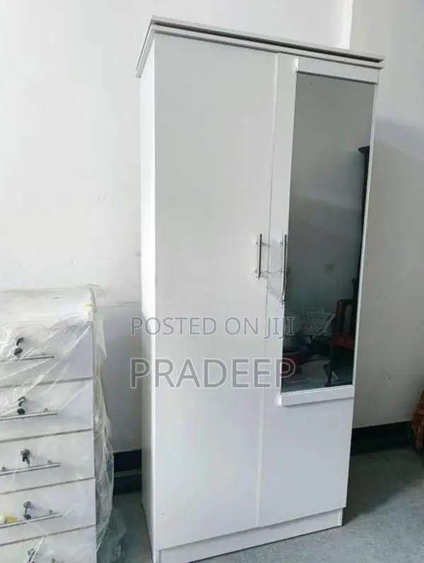 Melamine 2-Door Cupboard Custom Design Finish Delivery