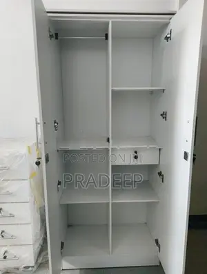 Melamine 2-Door Cupboard Custom Design Finish Delivery