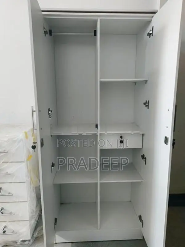 Melamine 2-Door Cupboard Custom Design Finish Delivery