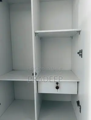 Melamine 2-Door Cupboard Custom Design Finish Delivery