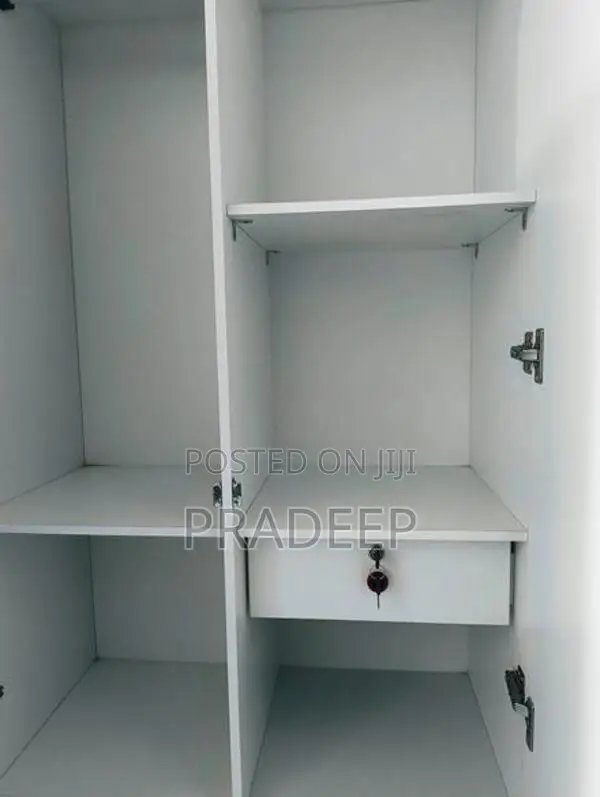 Melamine 2-Door Cupboard Custom Design Finish Delivery