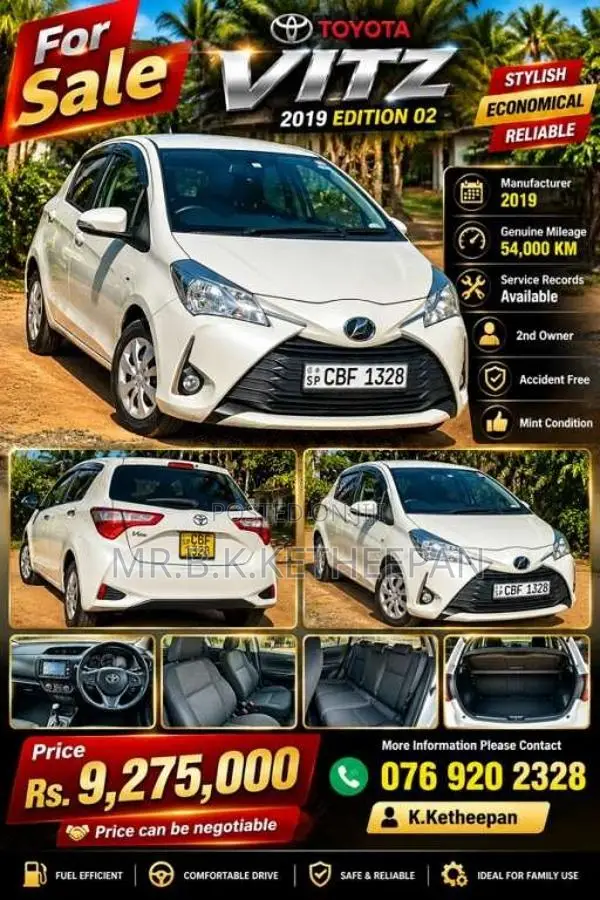 Toyota Vitz 2018 Car (Used)