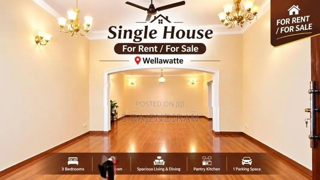 single House for Rent in Wellawatta