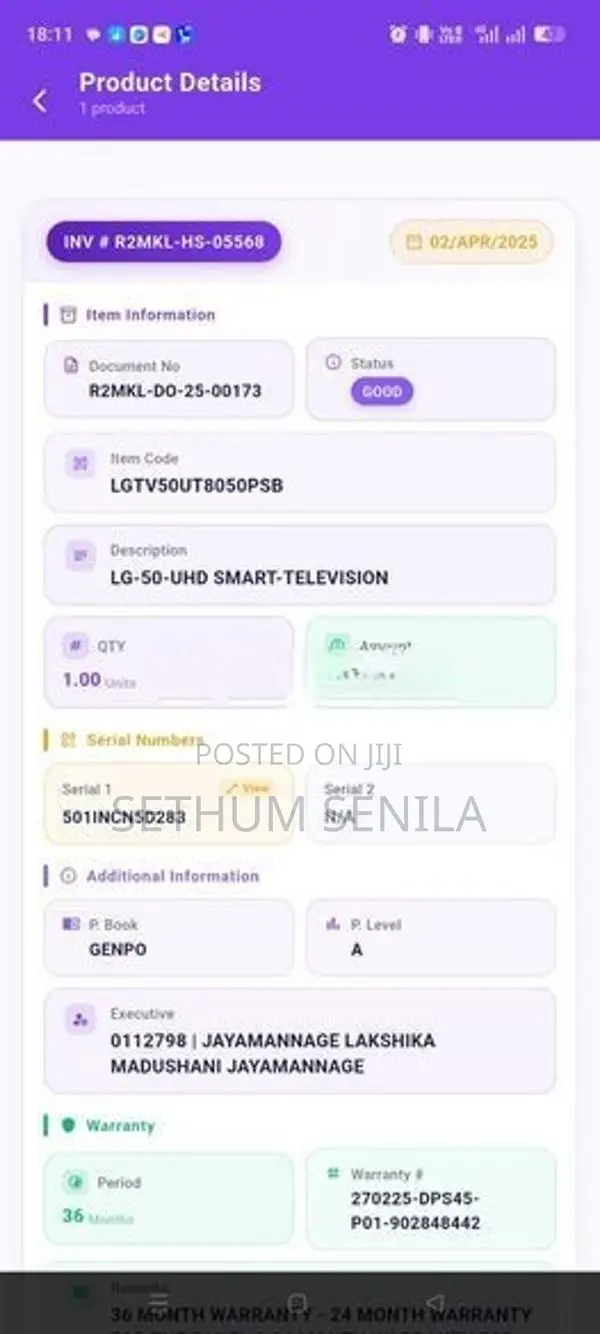 LG-50-UHD Smart Television