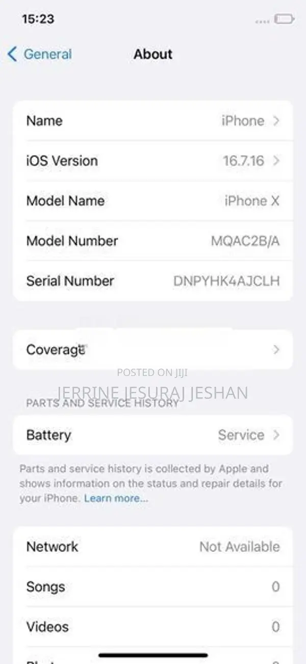 Apple iPhone X (Used)