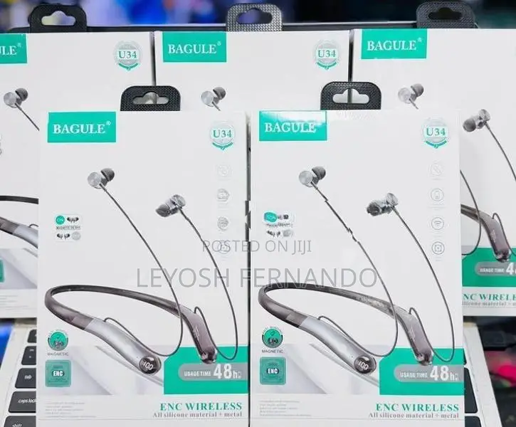 Bagule U34 ENC Wireless Neckband Earphone