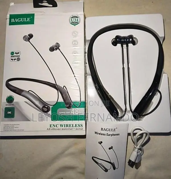 Bagule U34 ENC Wireless Neckband Earphone