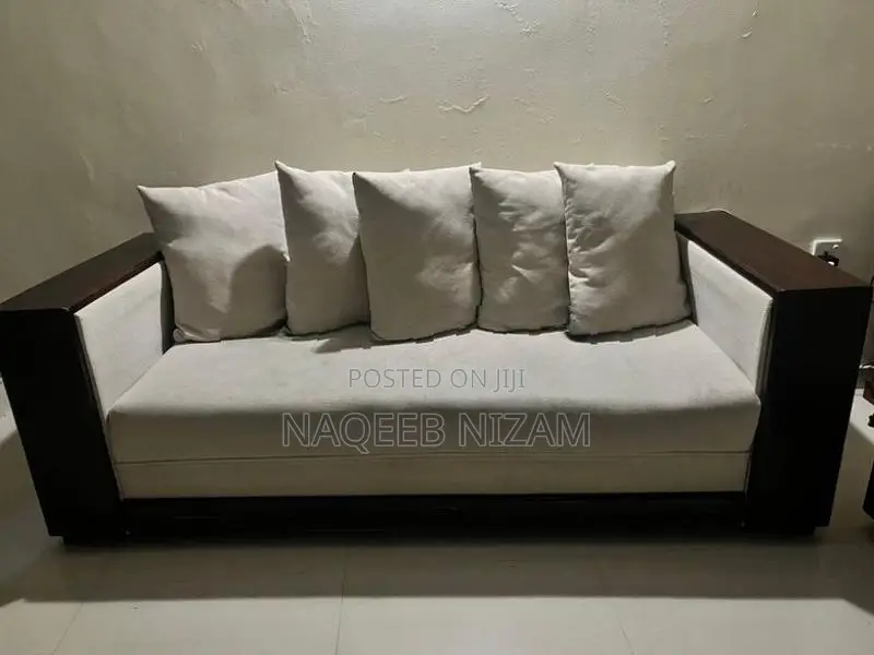 Modern Fabric Wood Sofa Set Full