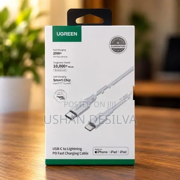 UGREEN USB-C to Lightning PD Fast Charging Cable 1 Meter