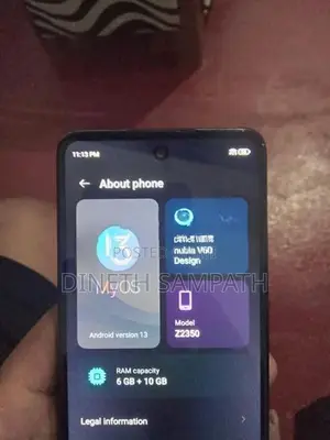 ZTE Nubia V60 (Used)