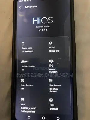 Tecno Pop 7 (Used)