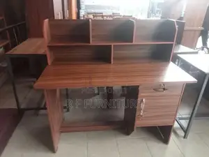 Melamine Writing Table with Cupboard 006