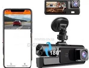 car camera dash wifi 12mp HD Front + inside reverse recording 3in1 new