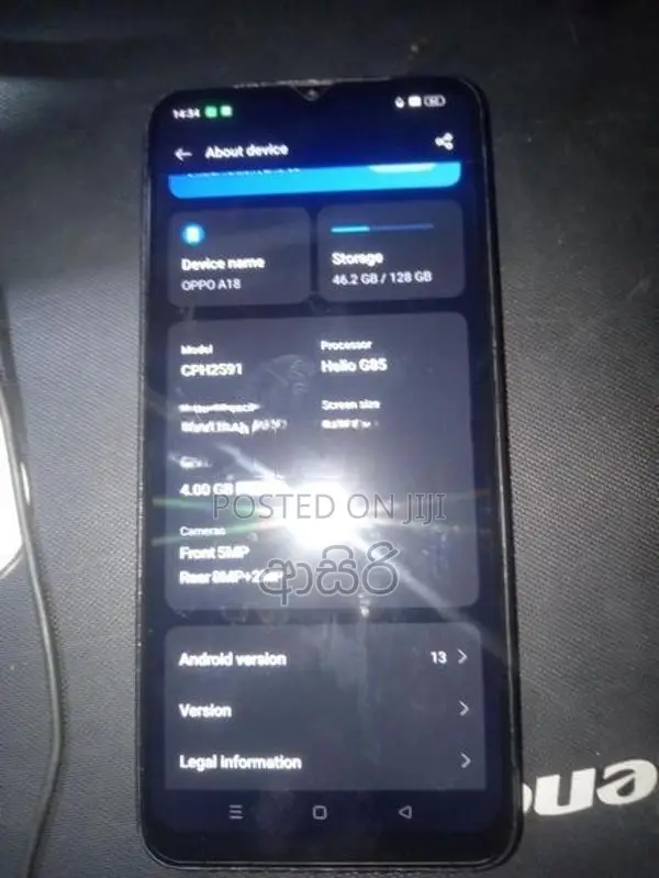 Oppo A17 a18 (Used)