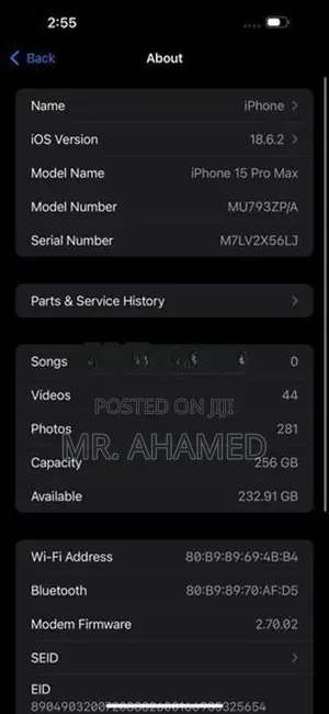 Apple iPhone 15 Pro Max GB (Used)