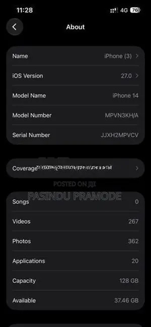 Apple iPhone 14 (Used)