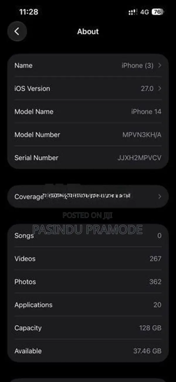 Apple iPhone 14 (Used)