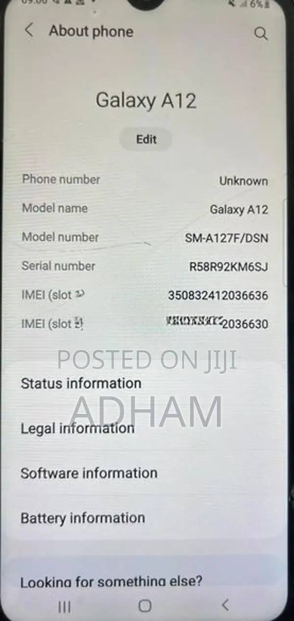 Samsung Galaxy A12 (Used)