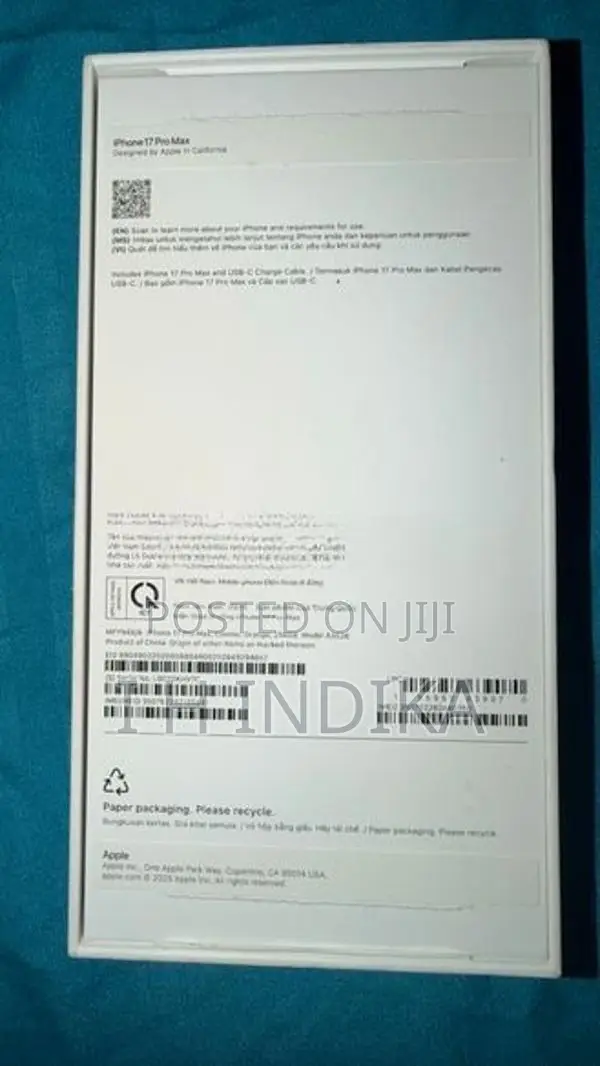 Apple iPhone 17 Pro Max (Used)