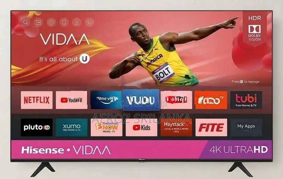 New 43 Inch Hisense 4K UHD Smart VIDAA TV