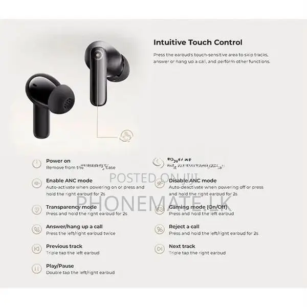 HAYLOU HQ5 True Wireless Noise Cancellation Earphones