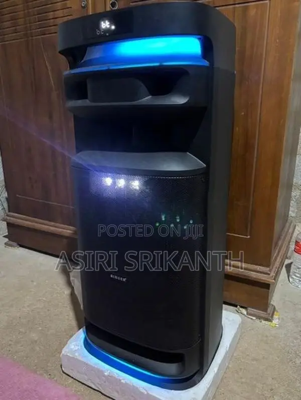 Singer Bluetooth Speaker With Wheels Sin-BTS-D1228A