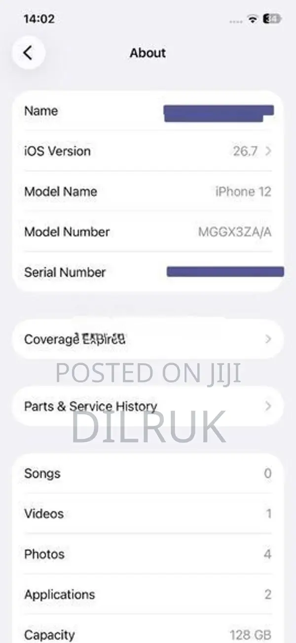 Apple iPhone 12 128GB Blue (Used)
