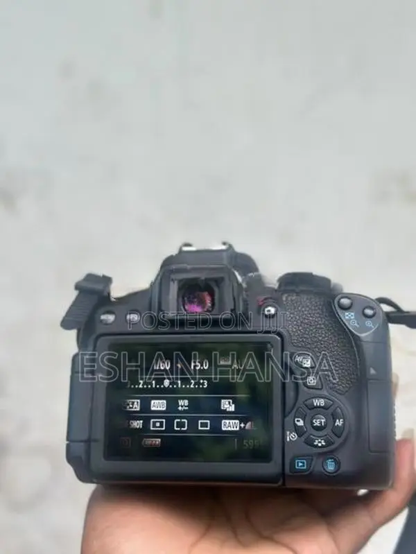 Canon 750d Camer Full Set