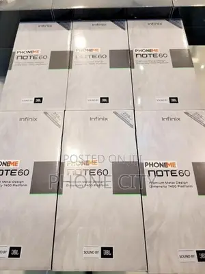 Infinix Note 60 256GB Black (Brand New)