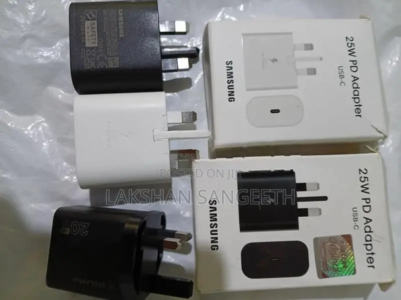 Samsung 25w Adapter 2k. 20w 1k තුනම