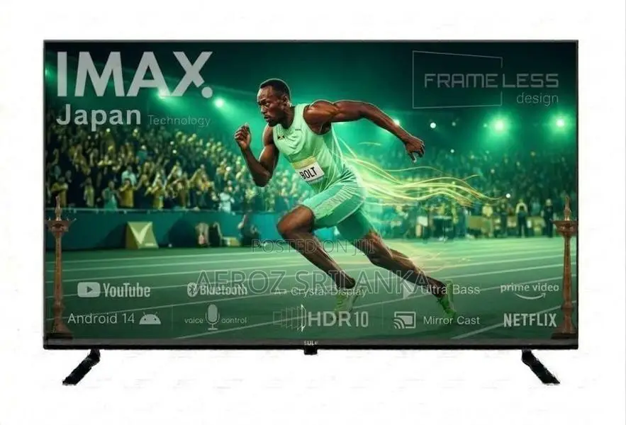 New IMAX UHD Smart 55'' Frameless 4K Tv with Voice control