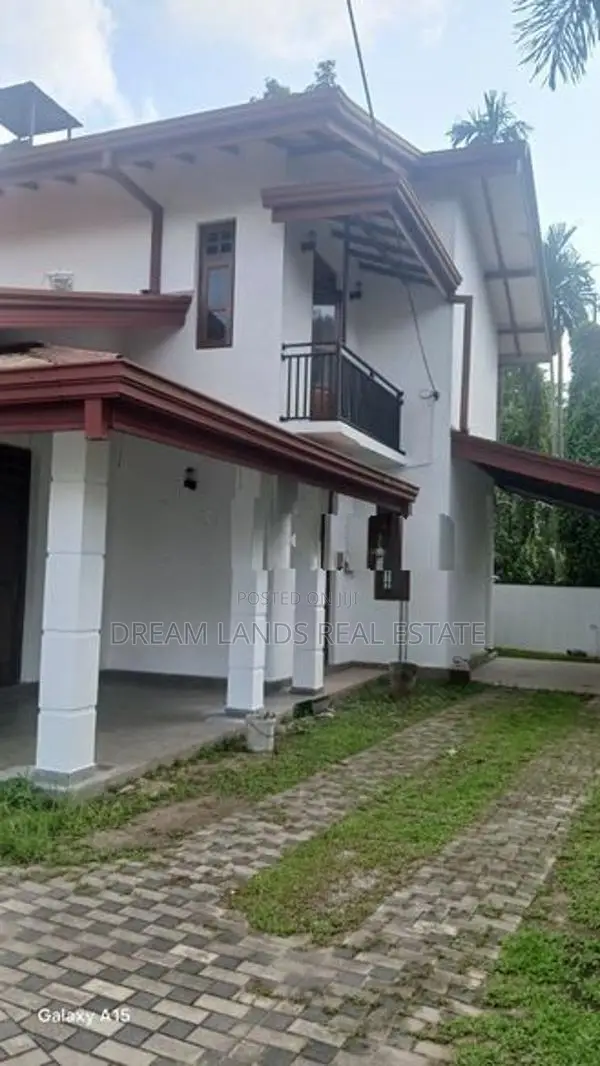 Two story stand a lone house for rent ekala Ja-ela