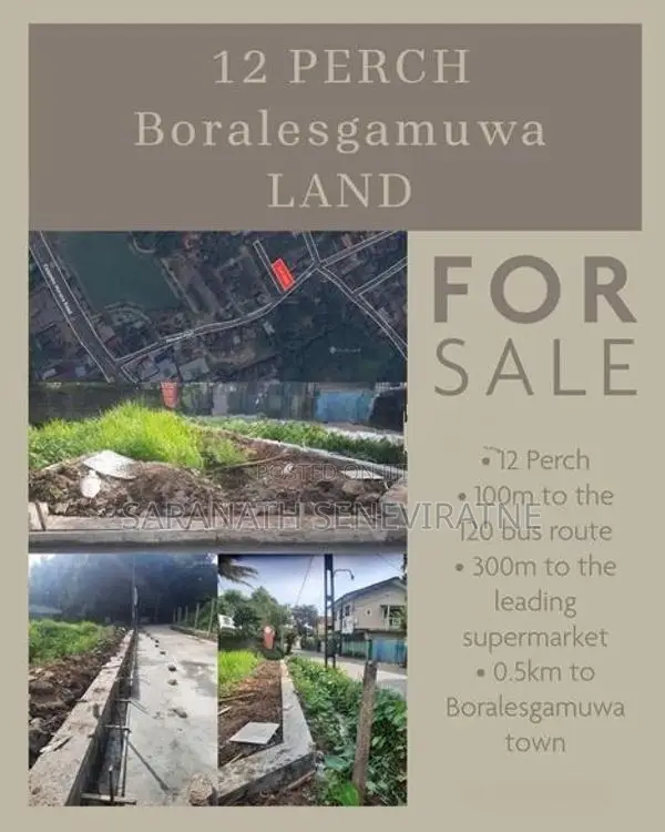 Land for Sale – Boralesgamuwa