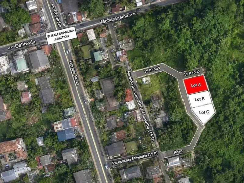 Land in Boralesgamuwa Newton Seneviratne Mw