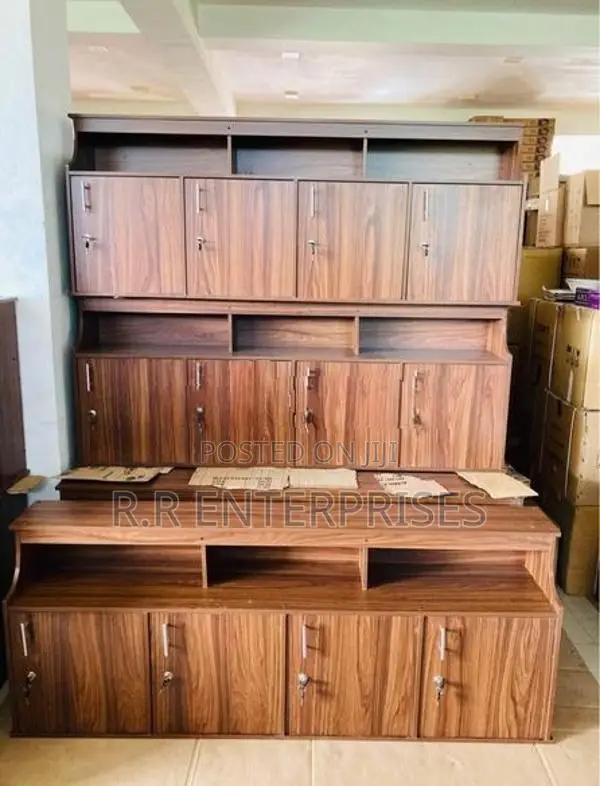 New 4 Door Melamine Pantry Cupboard