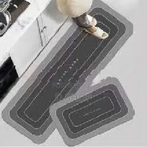 2Pcs Kitchen & Shower room Floor Mat