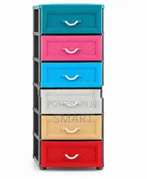 Daxer Large 6D Drawer Cupboard Economy- Blue - DDC04E(6D)