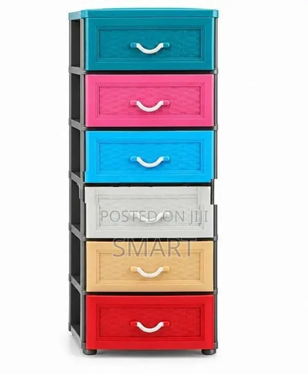 Daxer Large 6D Drawer Cupboard Economy- Blue - DDC04E(6D)