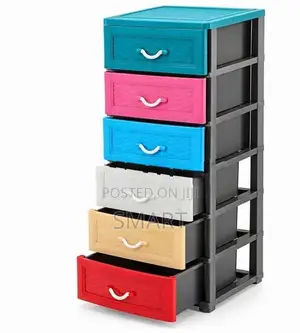 Daxer Large 6D Drawer Cupboard Economy- Blue - DDC04E(6D)