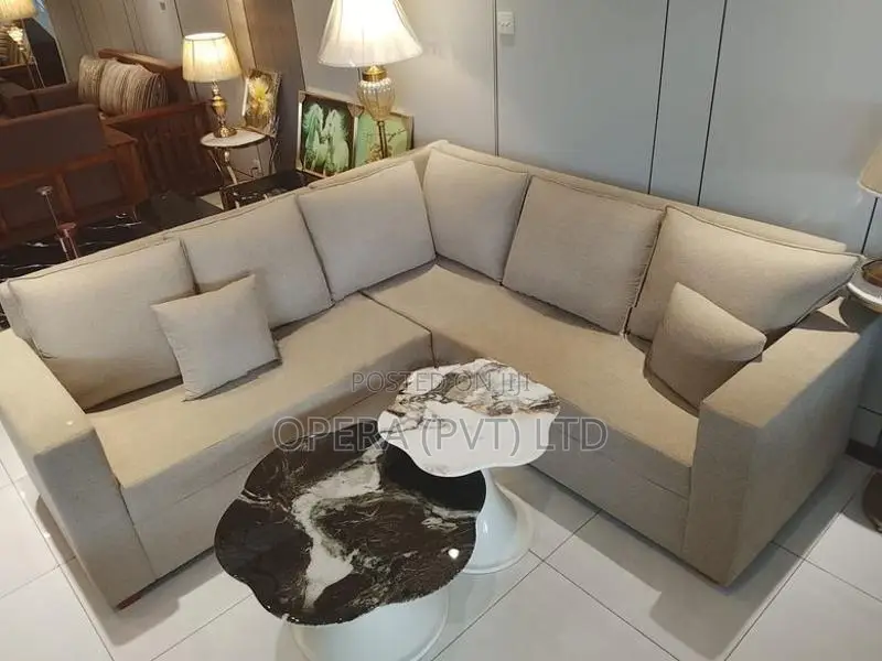 Luxury L-Shape Sofa Set