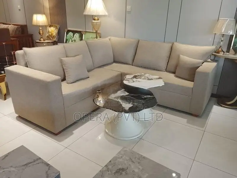Luxury L-Shape Sofa Set