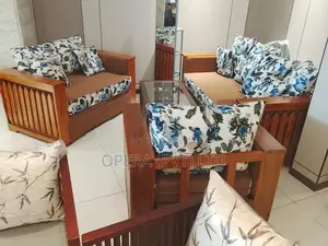 Premium Teak Wood Sofa Set