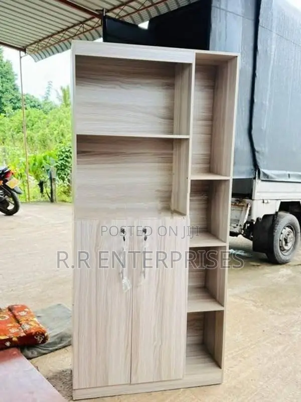 New Ash White Book Cupboard .