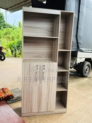 New Ash White Book Cupboard .