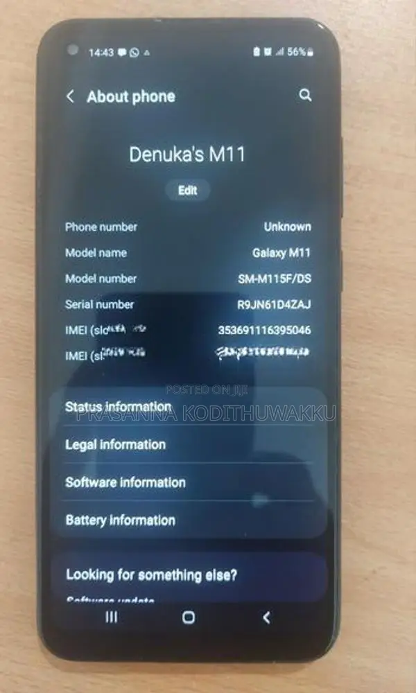 Samsung Galaxy M11 (Used)