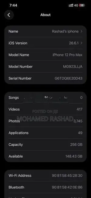 Apple iPhone 12 Pro Max (Used)