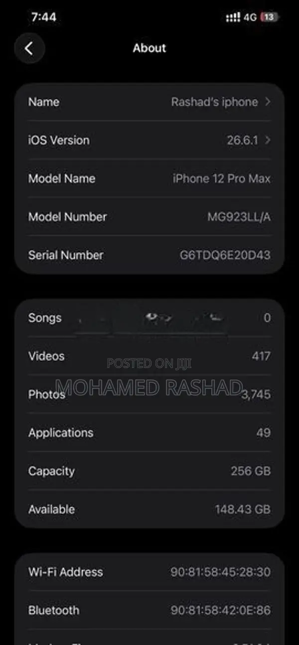 Apple iPhone 12 Pro Max (Used)